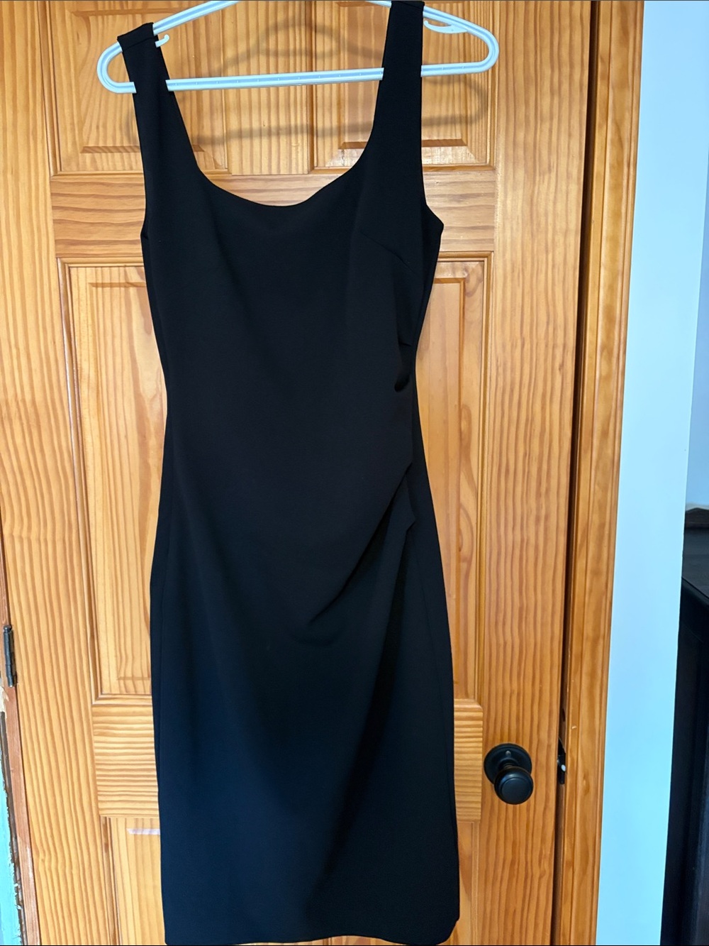 RW&CO. Black Midi Sheath Dress